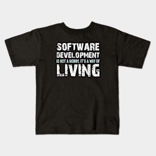 Programming Software Engineer Kids T-Shirt